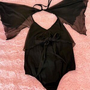 ♥ MIDNIGHT HOUR DARK FAIRY BODYSUIT ♥